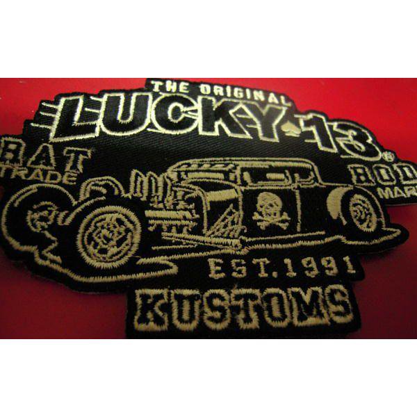ラッキー13 ワッペン パッチ LUCKY13 Rat Rod