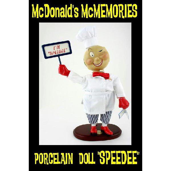 マクドナルド Mc Donalds スピーディー Spee Dee ドール '96デッドストック!