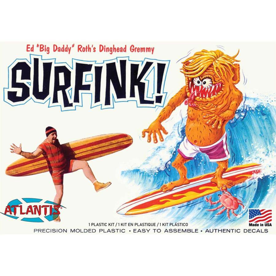 エド ロス サーフィンク モデルキット Ed Big Daddy Roth's Dinghead Gremmy Surfink! Plastic Model Kit プラモデル ラット フィンク 関連