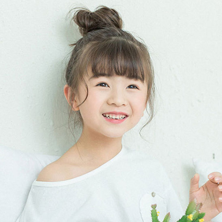 送料無料 ブラック 子供用 ポイントウィッグ ダンス シュシュ ウィッグ ウィッグ ...