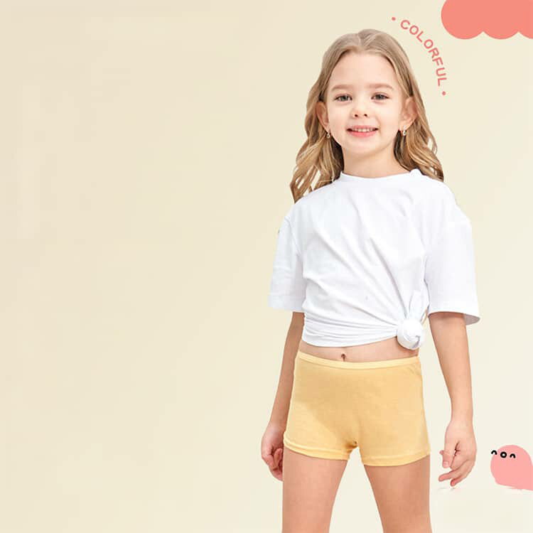 無名商店の使い捨てパンツ 5枚セット 子供 ボクサーパンツ 綿100％ 女の子 男の子 ショーツ 下着 使い捨てショーツ 使い捨て下着 キッズ ジュニア ベビー 旅行用下着 コットン 女児ショーツ 男児ショーツ 修学旅行 保育園 入学 通園 入学準備 旅行｜アングル3