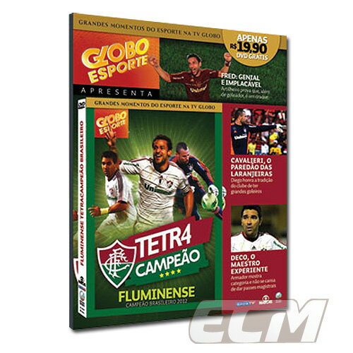 【SALE20 OFF】GLOBO ESPORTE フルミネンセ 2012ブラジル全国選手権 優勝記念DVD 雑誌 TETR4 Campeao 【ブラジルリーグ/サッカー/ブラジレイロ/Fluminense/フレッジ】BRA333