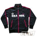 【SALE30%OFF】GRANDE カラフルドットトランスファージャージ ブラック x ピンク【グランデ/サッカー/フットサル/サポーター/ジャケット/ジャー...