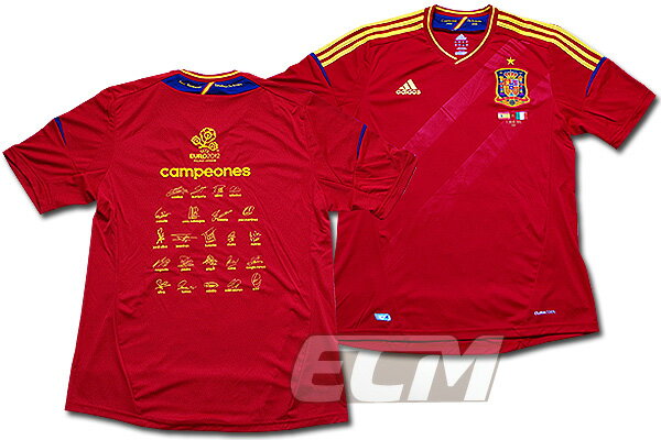 【激レア！】【国内未発売】スペイン代表 ユーロ2012 優勝記念ユニフォーム "Campeones"【SPAIN/サッカー/EURO2012/イニエスタ/シャビ/トーレス/カシージャス】のサムネイル