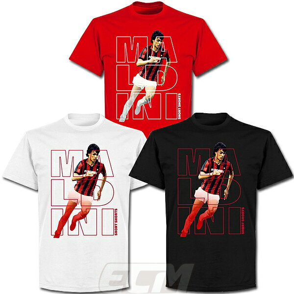 【予約RET06】RE-TAKE マルディーニ ACミラン "Short Shorts" Tシャツ【サッカー/ac milan/maldini/セリエA】ネコポス対応可能