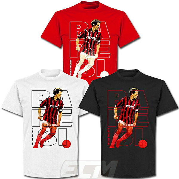 【予約RET06】RE-TAKE バレージ ACミラン "Short Shorts" Tシャツ【サッカー/ac milan/baresi/セリエA】ネコポス対応可能