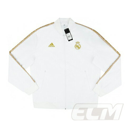 【予約ECM32】【国内未発売】レアルマドリード アンセムジャケット ホワイト【19-20/スペインリーグ/Real Madrid/サッカー/トレーニング】330