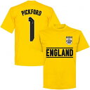 【予約RET06】RE-TAKE イングランド代表 Team Tシャツ 1番 ピックフォード イエロー【サッカー/Pickford/England/ユーロ2020/欧州選手権】ネコポス対応可能(4)