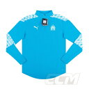 【予約ECM32】【SALE】【国内未発売】オリンピック・マルセイユ スタジアムジャケット スカイ【20-21/Marseille/サッカー/リーグアン/トレー...