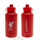 【ECM25】赤【国内未発売】リバプール オフィシャル アルミドリンクボトル レッド MT 500ml【サッカー/Liverpool/プレミアリーグ/水筒】