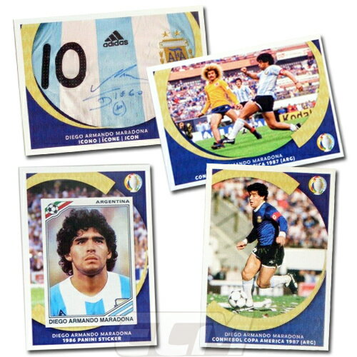 【PAN08】【国内未発売】PANINI COPA AMERICA 2021 マラドーナ ステッカーセット【サッカー/トレカ/Sticker/南米選手権/サッカーカード/maradona】ネコポス対応可能