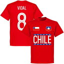 【予約RET06】RE-TAKE チリ代表 Team Tシャツ 8番 ヴ