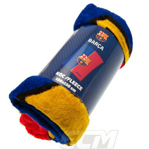 【ECM25】青赤【国内未発売】FCバルセロナ オフィシャル フリースブランケット 【Blanket/スペインリーグ/サッカー/FC BARCELONA】