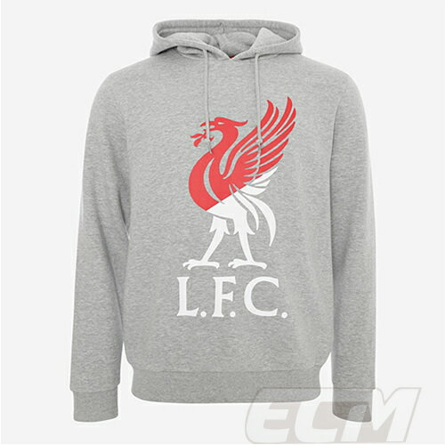【LIV01】A15017【国内未発売】リバプール 公式グッズ ライバーバード スウェットパーカー グレー【プレミアリーグ/Liverpool/リヴァプール/サッカー】のサムネイル