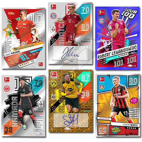 ��TOP05�ۡڹ���̤ȯ���Topps �֥�ǥ��꡼�� Match Attax Chrome 21-22 ���å��������� �ѥå�����ڥ��å���/�Х������/�ɥ�ȥ���/�ȥ쥫/Bundesliga��