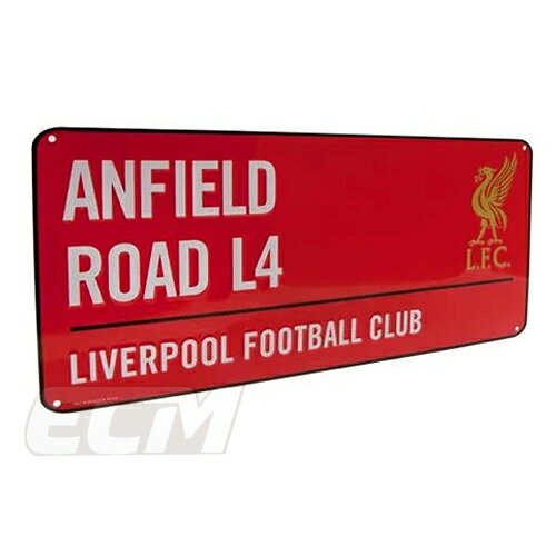 【国内未発売】リバプール ストリートサイン (カラー版) ANFIELD ROAD 【プレミアリーグ/Liverpool/ジェラード/サッカー/インテリア】ECM25