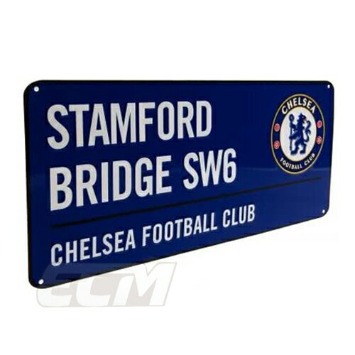 ブルーチェルシー ストリートサイン "STAMFORD BRIDGE" ブルー