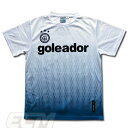Goleador 440-4 ドットグラデーション プラクティス Tシャツ ホワイトxエメラルドネコポス対応可能