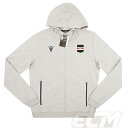 【予約ECM32】【国内未発売】【SALE】サンプドリア フーデッドジップスウェットトップ グレー【21-22/Macron/セリエA/サッカー/Sampdoria】330(4)
