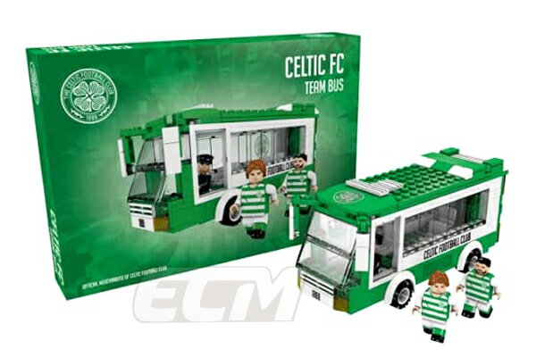 【ECM25】【国内未発売】セルティック オフィシャルグッズ Brick Team Bus バス【レゴ/スコットランドリーグ/サッカー/Celtic/玩具/模型】