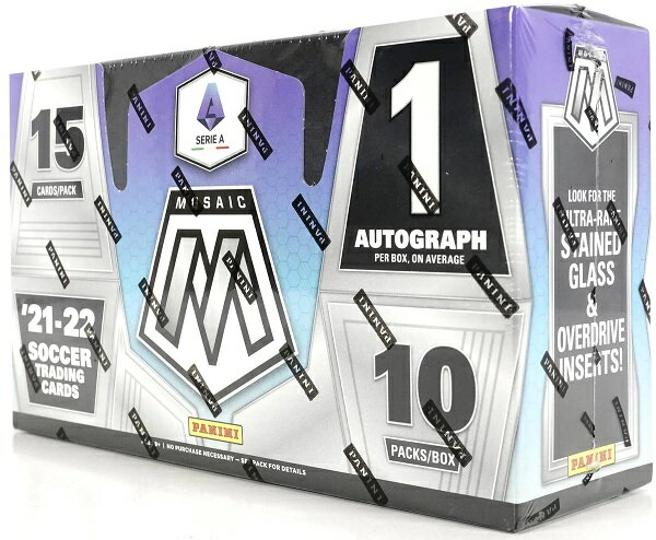 【予約WUS01】2021/22 Panini Mosaic Serie A Soccer サッカーカード ボックス販売【サッカー/トレカ/高級メモラビリアカード/モザイク/セリエa】