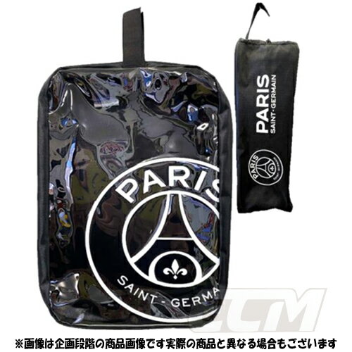 黒【PSG05】【国内限定】パリサンジェルマン オフィシャルグッズ シューズケース ブラック【PSG/サッカー/リーグアン/ネイマール/メッシ/ムバッペ】
