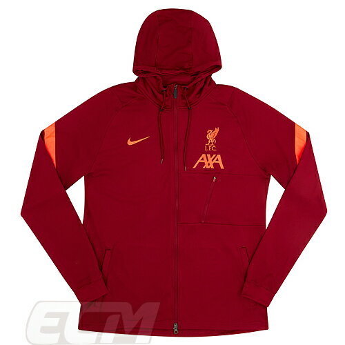 【予約ECM32】【国内未発売】リバプール フーデッドジップジャケット レッド【21-22/プレミアリーグ/サッカー/Liverpool/トレーニング】330のサムネイル