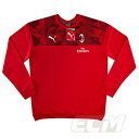 【予約ECM32】【国内未発売】【SALE】ACミラン トレーニングスウェットトップ レッド【サッカー/19-20/セリエA/AC MILAN/トレーニング】