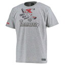 【オススメ】GFPH20006GRANDE FP "OH!!NO!GOAL!" Tシャツ ヘザーグレー【グランデ/サッカー/フットサル/サポーター/トレーニング】ネコポス対応可能