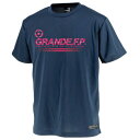 【オススメ】GFPH20035GRANDE FP プロトタイプ モノグラムプラクティスシャツ ネイビーxピンク【グランデ/サッカー/フットサル/サポーター/トレ...