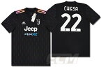 【予約ECM32】【国内未発売】ユベントス アウェイ 半袖 22番 キエーザ【20-21/セリエA/Juventus/サッカー/ユニフォーム】