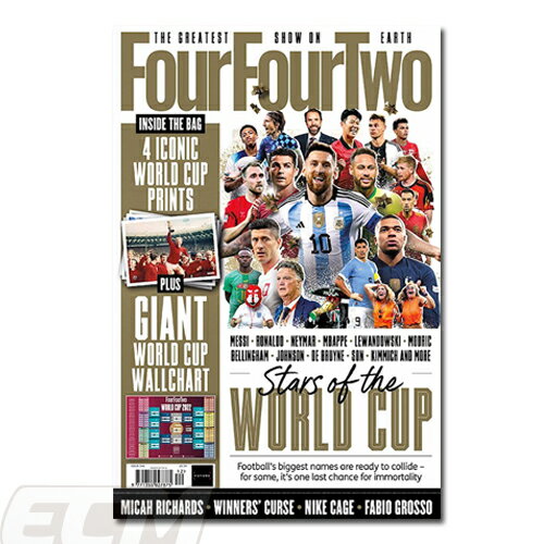 【PRO09】【国内未発売】422 Four Four Two イギリスサッカーマガジン 346号 カタールワールドカップ号【プレミアリーグ/サッカー/Qatar Worldcup/サッカー雑誌】ネコポス対応可能