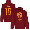 【予約RET06】RE-TAKE ASローマトッティ Gallery スウェットパーカー エンジ【サッカー/TOTTI/イタリア代表/AS ROMA/フーディ】