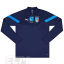 【予約ECM32】【国内未発売】【SALE】イタリア代表 1/2ジップ トレーニングトップ ネイビー【22-23/Italy/サッカー/トレーニング/アズーリ】...