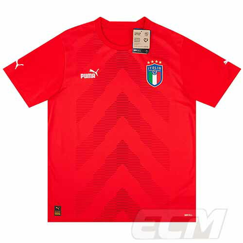 【予約ECM32】【国内未発売】【SALE】イタリア代表 GK レッド 半袖【22-23/Italy/サッカー/ユニフォーム/アズーリ】