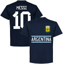 2022RE-TAKE アルゼンチン代表 2022ver メッシ 10番Tシャツ ネイビーネコポス対応可能