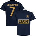 【予約RET06】2022【国内未発売】RE-TAKE フランス代表 2022ver グリーズマン 7番Tシャツ ブルー【サッカー/France/Griezmann/Worldcup/W杯/ワールドカップ】ネコポス対応可能