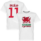 【予約RET05】白【国内未発売】RE-TAKE ガレス・ベイル "Welsh Dragon Bale" Tシャツ ホワイト【サッカー/Wales/ワールドカップ/ウェールズ代表】ネコポス対応可能