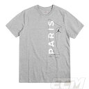 JOR21【国内未発売】Paris Saint-Germain x JORDAN 2022 ワードマーク Tシャツ グレー【サッカー/PSG/パリサンジェルマン/ジョーダン/Wordmark】