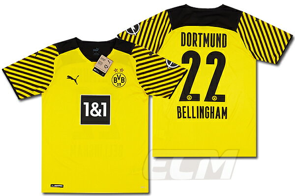 【予約ECM32】【国内未発売】ボルシア・ドルトムント ホーム 半袖 22番 ベリンガム プレイヤーズモデル【21-22/Dortmund/サッカー/ブンデスリ...