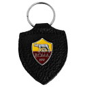 アクセサリー 【ROM05】RM1139【国内未発売】ASローマ 公式グッズ レザークレストキーリング ブラック【サッカー/AS ROMA/セリエa/アクセサリー】ネコポス対応可能