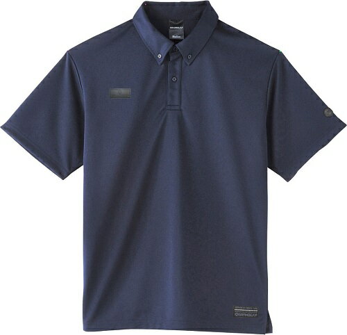 GEPH23009【オススメ】【定番】GRANDE FP ACTIVE DRY MESH B.D.POLO ドライメッシュ ポロシャツ ネイビー【グランデ/サッ...