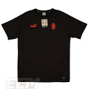 【予約ECM32】【国内未発売】【SALE】ACミラン カジュアルTシャツ ブラック【サッカー/22-23/セリエA/AC MILAN/トレーニング】330