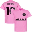 【予約RET06】【国内未発売】RE-TAKE マイアミFC Team Tシャツ 10番 メッシ ピンク【サッカー/Maiami/Messi/メジャーリーグサッカー】ネコポス対応可能