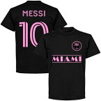 【予約RET06】【国内未発売】RE-TAKE マイアミFC Team Tシャツ 10番 メッシ ブラック【サッカー/Maiami/Messi/メジャーリーグサッカー】ネコポス対応可能