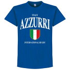 【予約RET11】【国内未発売】RE-TAKE ラグビーイタリア代表 Tシャツ ブルー【Rugby/ワールドカップ/Azzurri/Italy】ネコポス対応可能