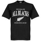 【予約RET11】【国内未発売】RE-TAKE ラグビーニュージーランド代表 Tシャツ ブラック【Rugby/ワールドカップ/ALL BLACKS/New Zealand】ネコポス対応可能