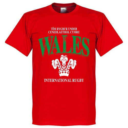 【予約RET11】【国内未発売】RE-TAKE ラグビーウェールズ代表 Tシャツ レッド【Rugby/ワールドカップ/Wales】ネコポス対応可能
