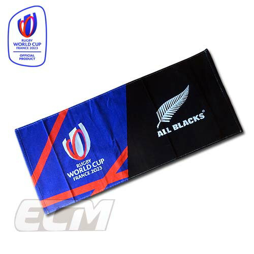 【SALE20%OFF】【RWC35825】ラグビーワールドカップ2023フランス ALL BLACKS コラボ プリントフェイスタオル【Rugby/…