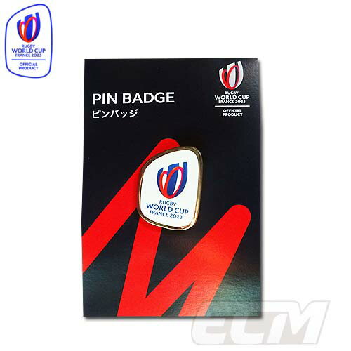 【SALE20%OFF】【RWC35568】ラグビーワールドカップ2023フランス 公式 大会ロゴピンバッジ ホワイト【Rugby/ブレイブジャパン/ジェイミージャパン/ラグビーW杯/ピンズ】